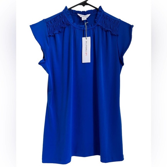 Liz Claiborne Tops - NWT Liz Claiborne Blue Shirt, Size S